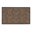 Esschert Design Deurmat Kokos en Rubber Art Deco 45x75cm