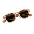 Little Dutch Zonnebril Ocean Brown Stripes + Etui