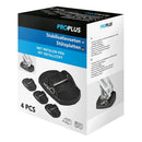 ProPlus Stabilisatievoeten met Metalen Pen 4 Stuks Zwart