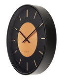 NeXtime NE-3535CO Wandklok Retro II 25cm Zwart/koper Metaal
