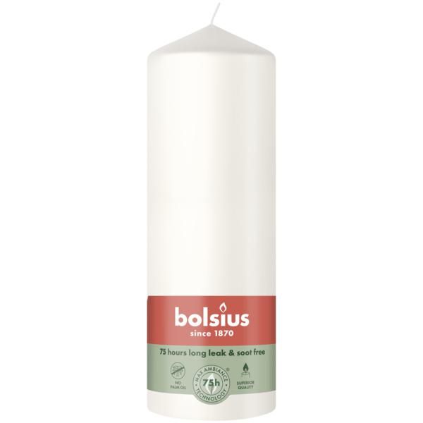 Bolsius stompkaars 200/68 - Wit