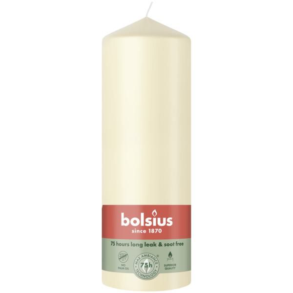 Bolsius stompkaars 200/68 - Ivoor