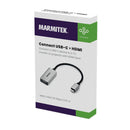 Marmitek Connect USB-C naar HDMI Adapter Zilver/Zwart