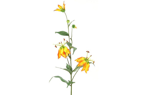 Countryfield Kunstbloem Gloriosa goud 83cm