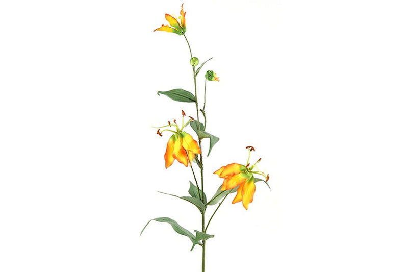 Countryfield Kunstbloem Gloriosa goud 83cm