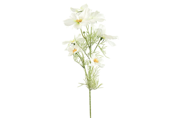 Countryfield Kunstbloem Cosmos wit 74cm