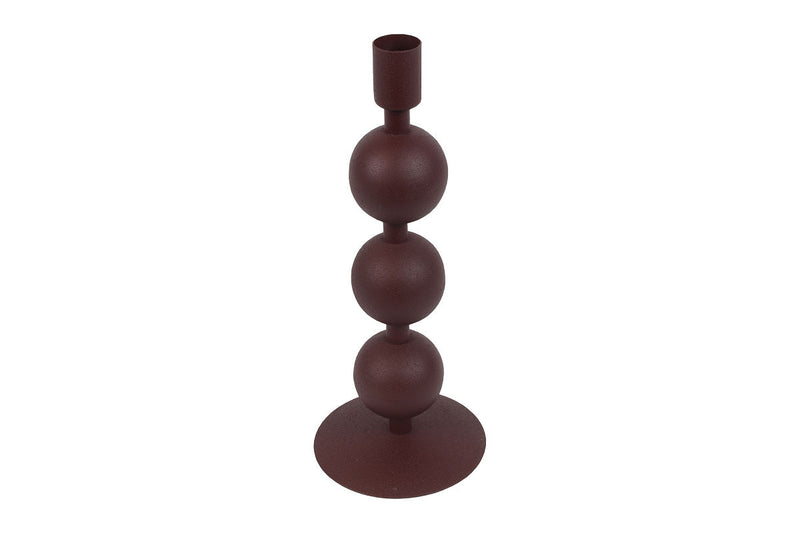 Countryfield Kandelaar 3x bol Rana L 10x10x25cm - paars
