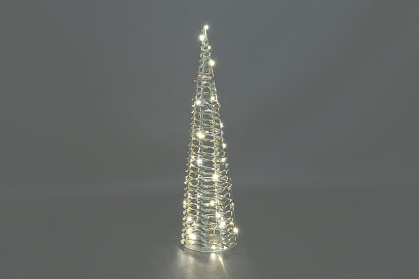Countryfield Kerstkegel LED Bling M 16x16x60cm - goud