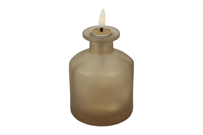 Countryfield LED Fles met kurk 8x11cm - brons