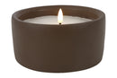 Countryfield LED kaars in pot M 15x8cm - bruin