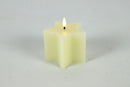 Countryfield LED Kaars ster S 10x10,5cm - creme