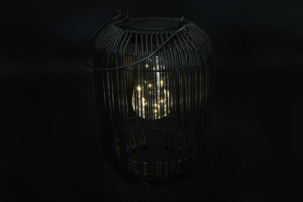 Countryfield Hanglamp solar LED Giona S zwart 11x18x24cm