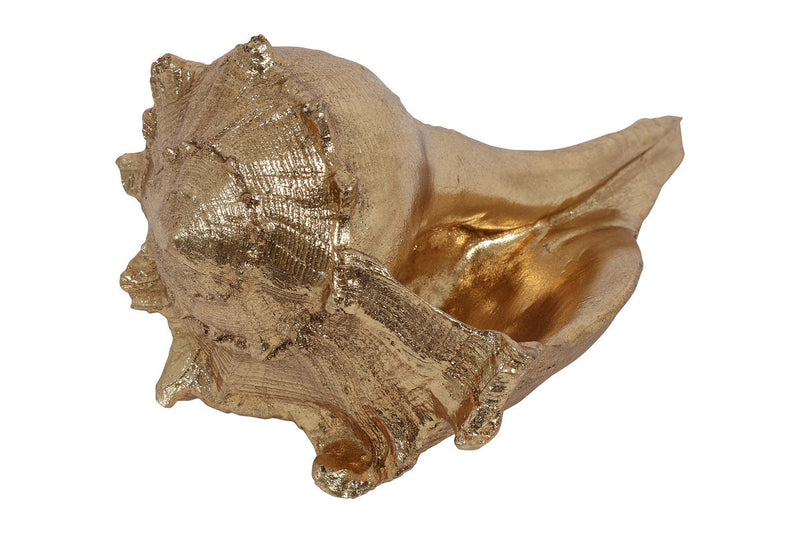 Countryfield Schelp goud 20x12,5x11,5cm