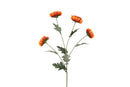 Countryfield Kunstbloem Chrysanthemum x4 oranje 84cm