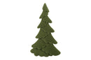 Countryfield Kerstboom ovaal gevlokt Mea L groen  18x18x31cm