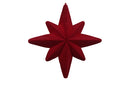 Countryfield Ster Flocked Mea M rood  6x40x40cm