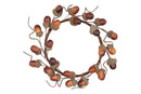 Countryfield Kunstkrans Eikels Faery S bruin  12x12x4cm