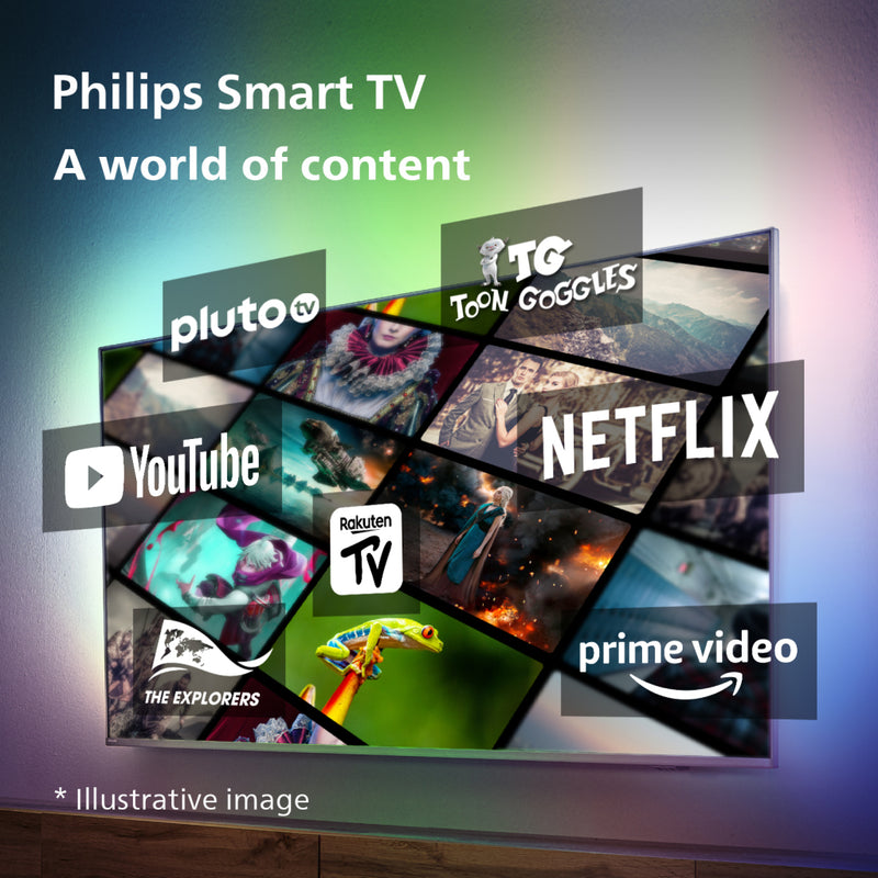 Philips 50PUS7608/12 4K UHD TV 50 Inch Zwart