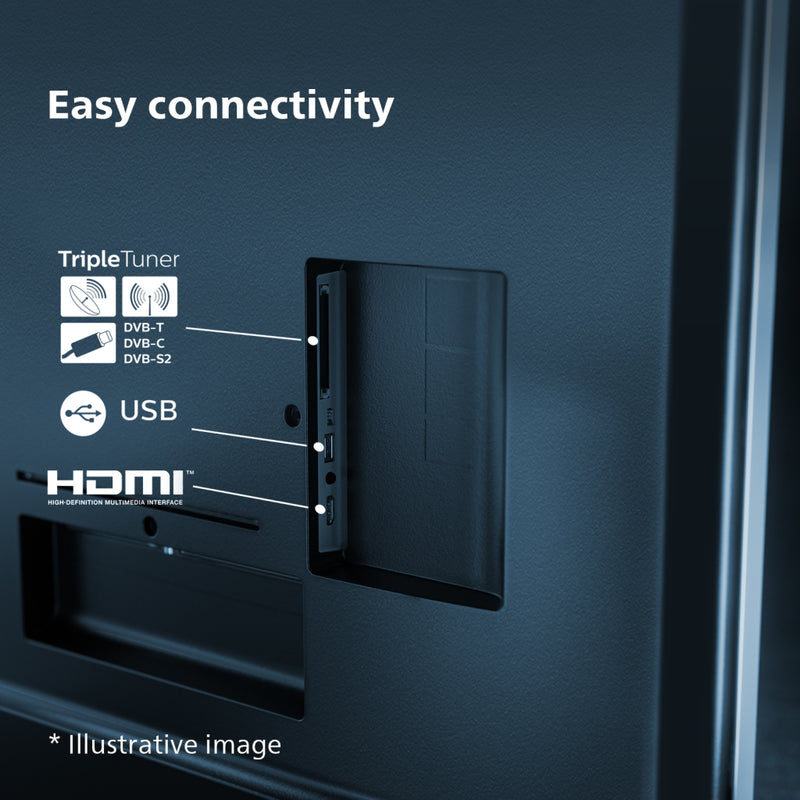 Philips 50PUS7608/12 4K UHD TV 50 Inch Zwart