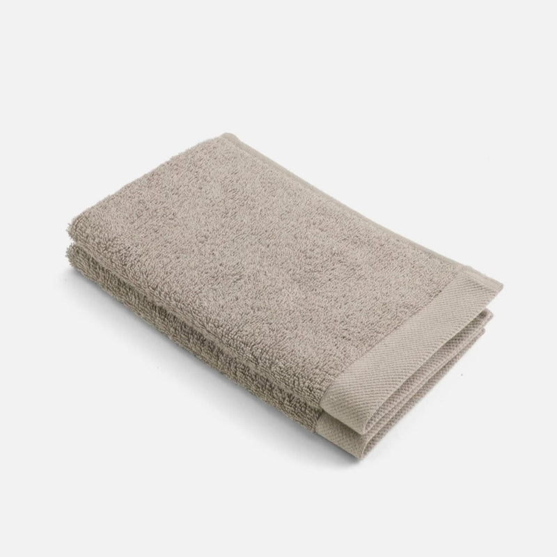 Walra Gastendoek 30x50 cm 2 Stuks Gerecycled Katoen/Taupe