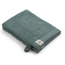 Walra Washand 16x21 cm 2 Stuks Gerecycled Katoen/Donkergroen