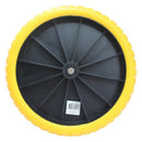 Benson Kruiwagenwiel 38 cm Geel/Zwart
