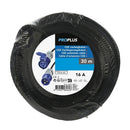 ProPlus CEE Verlengkabel 30 m 3x1,5 mm&sup2; Zwart