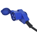 ProPlus CEE Verlengkabel 20 m met Haakse Contrastekker + Schuko Stopcontact 3x2,5 mm&sup2; Zwart/Bl