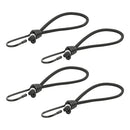 ProPlus Elastische Tentspanners met Haak Zwart 4 Stuks