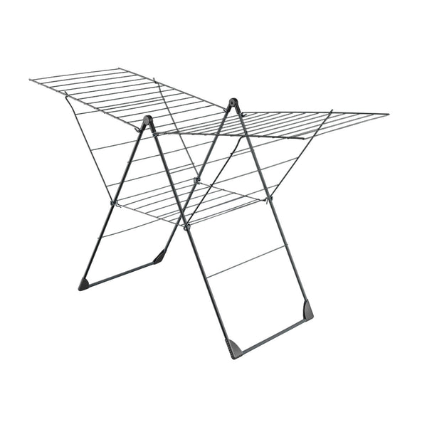 Metaltex droogrek - Vento 30m zwart
