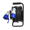 ProPlus Kabelhaspel CEE 25 m 3x2,5 mm&sup2; Zwart