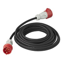 ProPlus CEE Verlengkabel 20 m 5x1,5 mm&sup2; Zwart