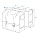 ProPlus Fietstas Dubbel 40L Waterdicht Zwart