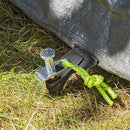 ProPlus Heavy Duty Rotspen met L-Haak 40 cm Gegalvaniseerd Staal 6 Stuks