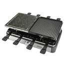Bourgini Gourmet Raclette Stone Grill Plus Zwart/RVS