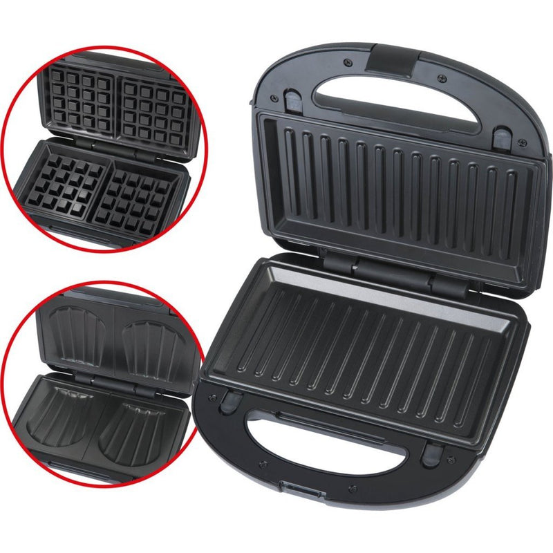 Bourgini 3in1 Multi Grill Zwart