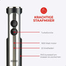 Bourgini Classic Staafmixer Set RVS/Zwart