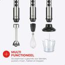 Bourgini Classic Staafmixer Set RVS/Zwart