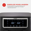 Bourgini Duo Heteluchtfriteuse 2x4L 2600W Zwart