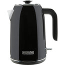Bourgini Retro Waterkoker 1.7L 2200W Zwart/RVS