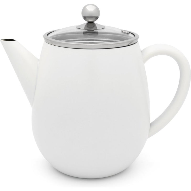 Bredemeijer Duet Eva Theepot 1.1L Wit/Glas