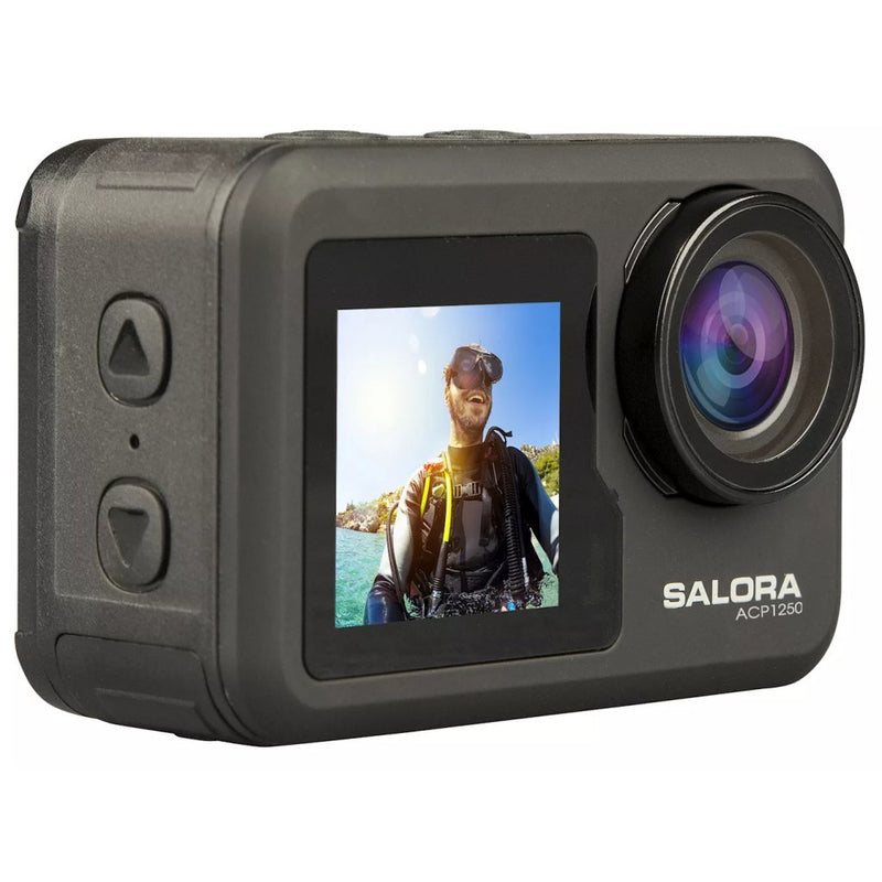 Salora ACP1250 Action Cam 4K Zwart