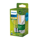 Philips LED Lamp Peervormig 60W E27 Warm Wit Transparant