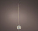 Decoris LED Bal Glas met Goud 14cm