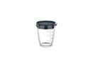 Mepal glas maatbeker Chef It 500ml met deksel - navy