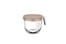 Mepal glas maatbeker Chef It 1000ml met deksel  - chalk