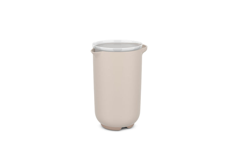 Mepal mixbeker Chef It 1000ml met deksel - chalk