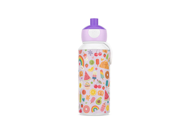 Mepal drinkfles pop-up campus 400ml - food fest