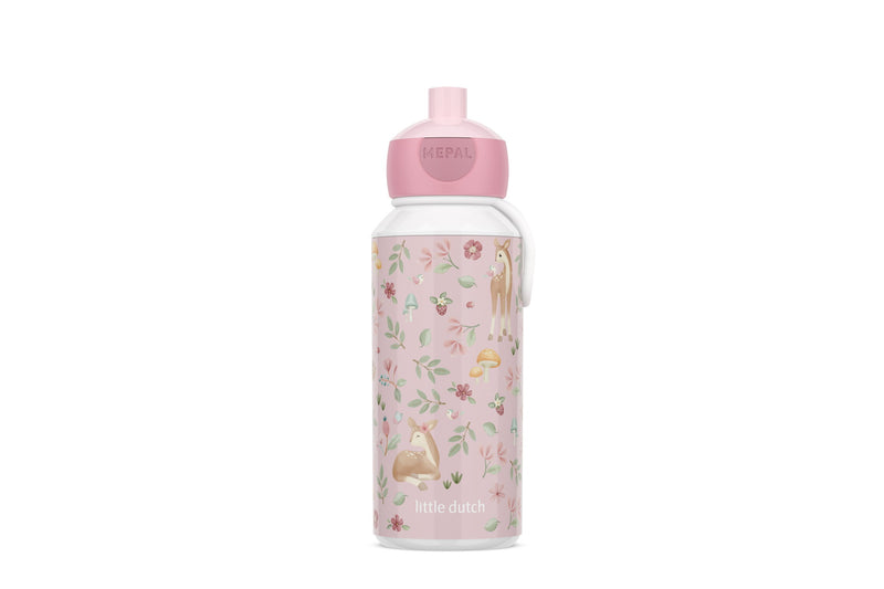 Mepal Pop-Up Drinkfles Little Dutch Fairy Garden 400 ml Roze