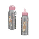 Mepal Little Dutch Fairy Garden Flip-Up Isoleerfles RVS/Roze